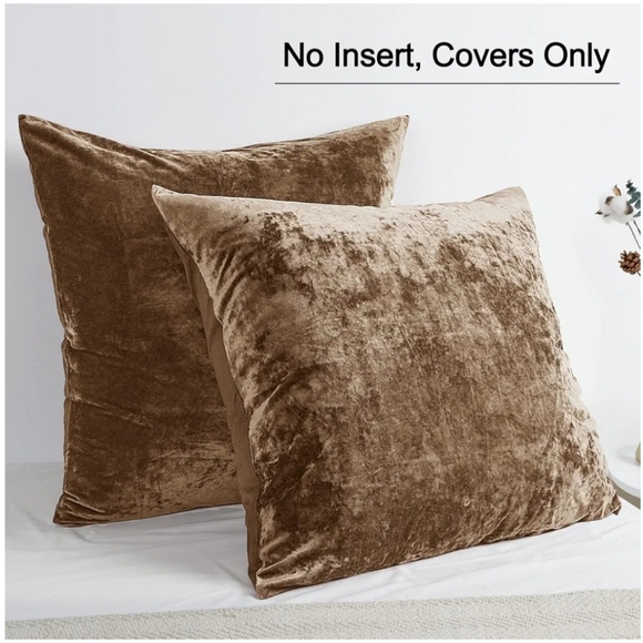 26 x 26" Taupe Pillow Covers (2) - Picture 2 of 5